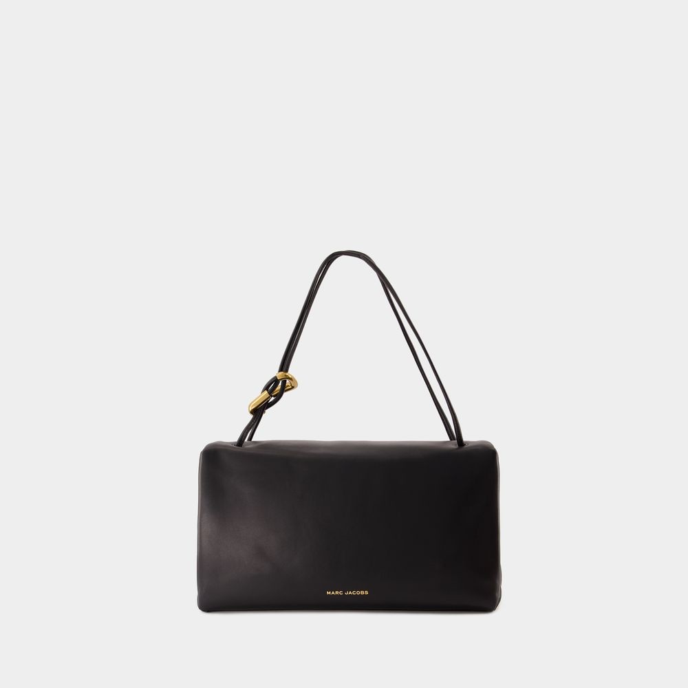 Marc Jacobs The Big Link Shoulder Bag - Leather - Black In Black