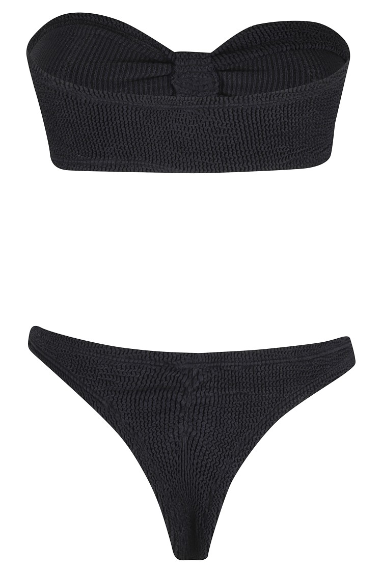 Hunza G Tina Bikini Textured Bandeau Top