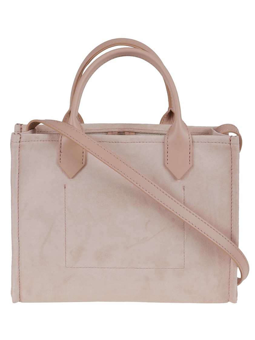 BALMAIN BALMAIN STRUCTURED SUEDE HANDBAG