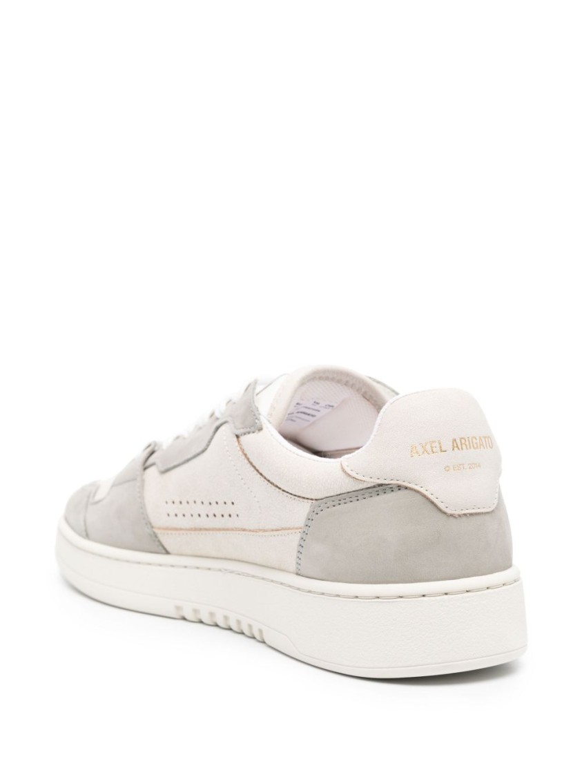 Axel Arigato Dice Lo Beige/light Gray Sneakers In White