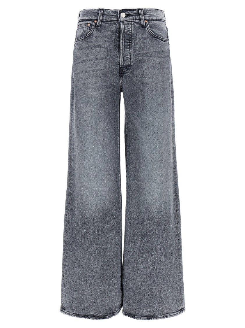 Mother The Swisher Sneak Off The Beaten Path Jeans In Gray