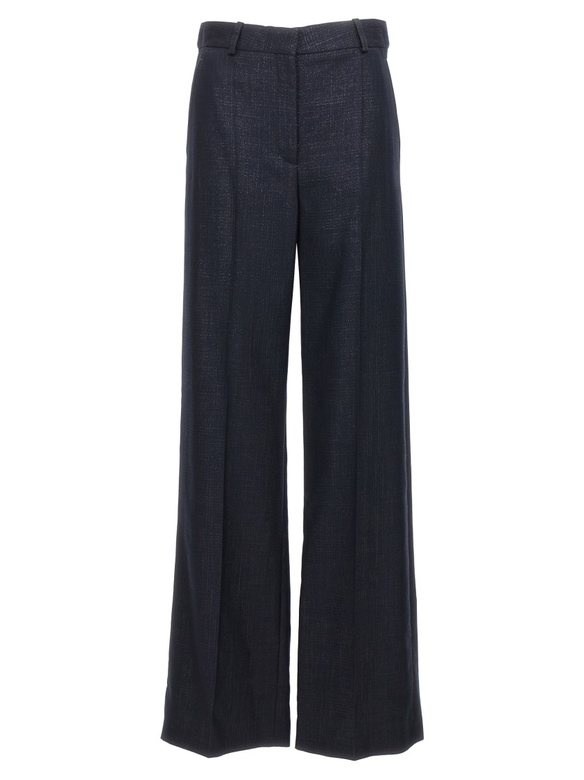 パンツ Stella Mccartney Check Print Lurex Wool Pants With Tailored Stella Mccartney Check Print Lurex Wool Pants With Tailored