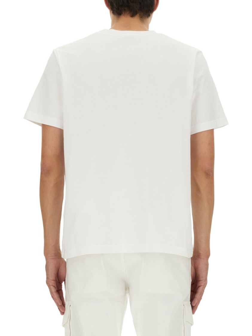 Casablanca Cotton Crew Neck T-shirt With Graphic Print