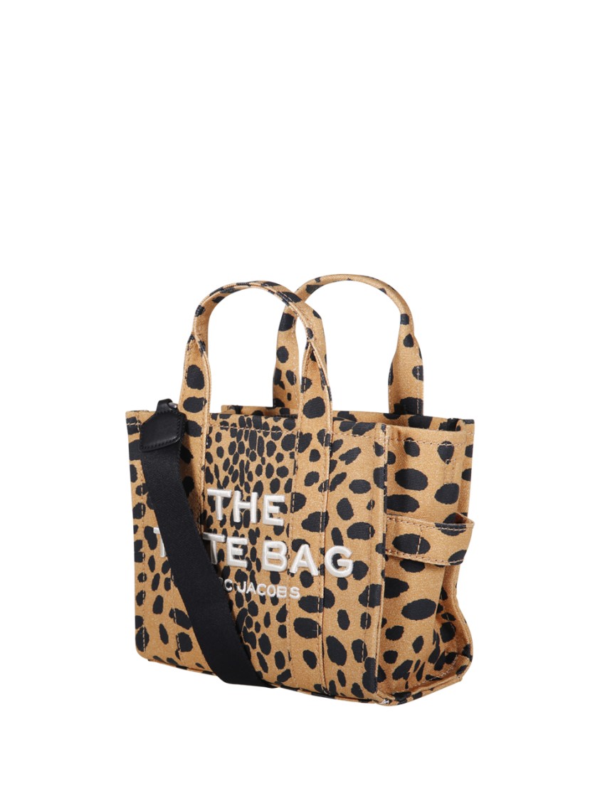 Marc Jacobs The Cheetah Medium Tote Bag Canvas In Brown