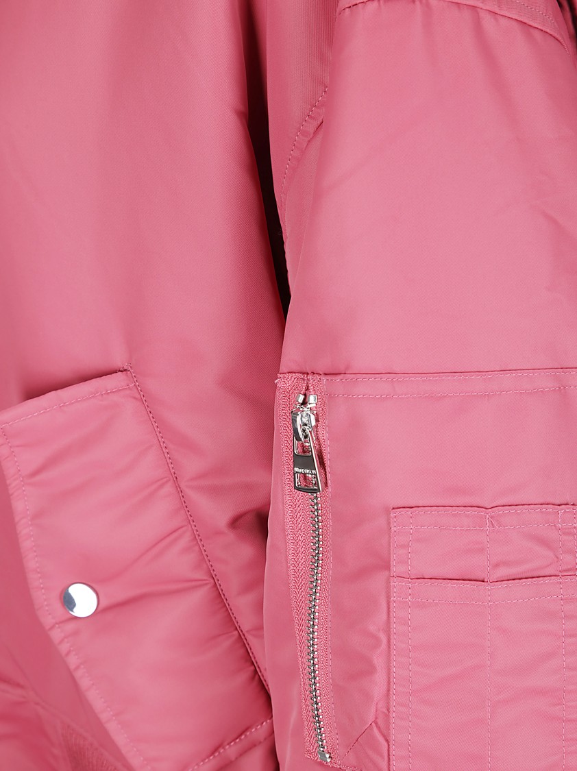 Jw Anderson J. W. Anderson Oversized Curved Jacket In Pink