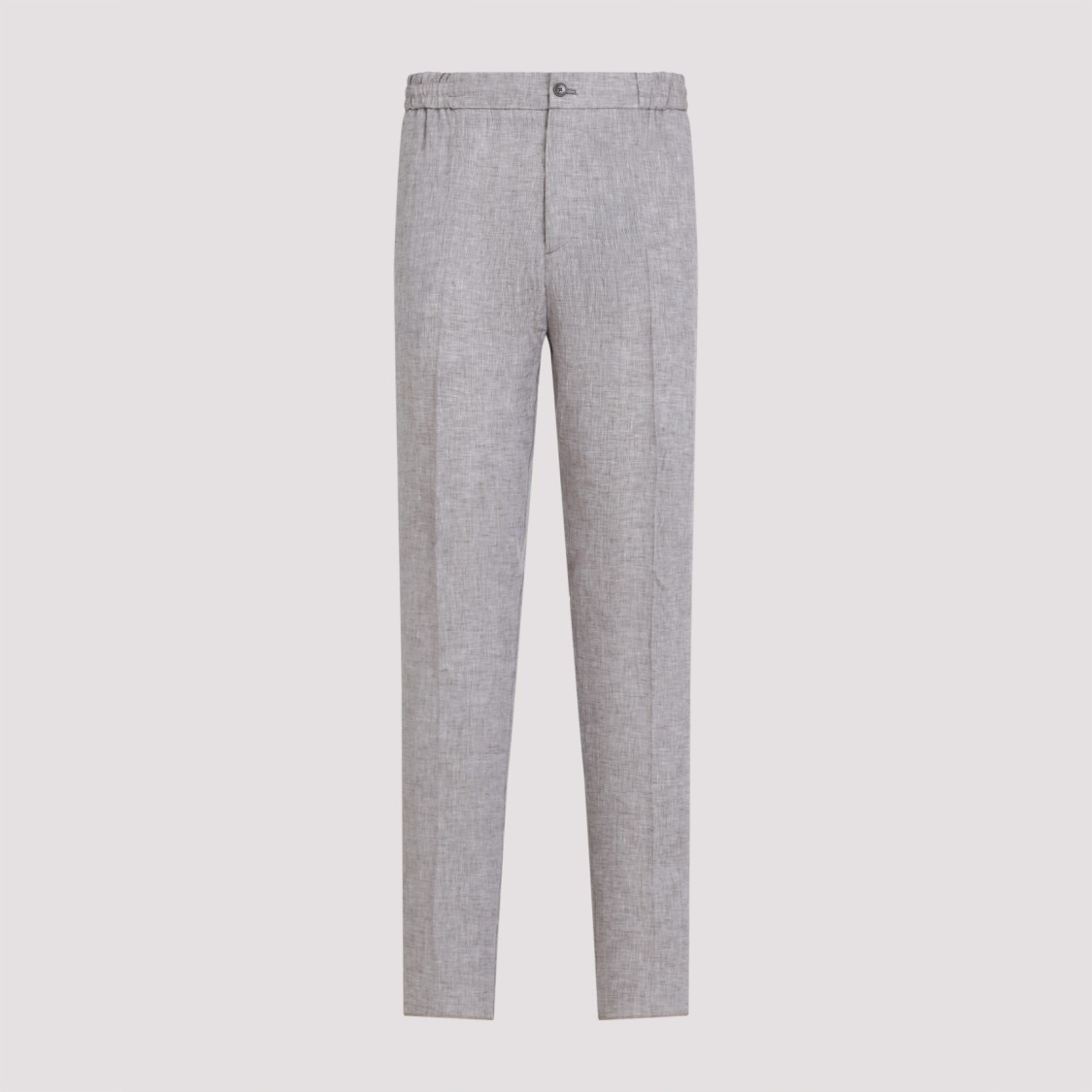 Etro Men's Lightweight Linen Jogger Pants In Brown
