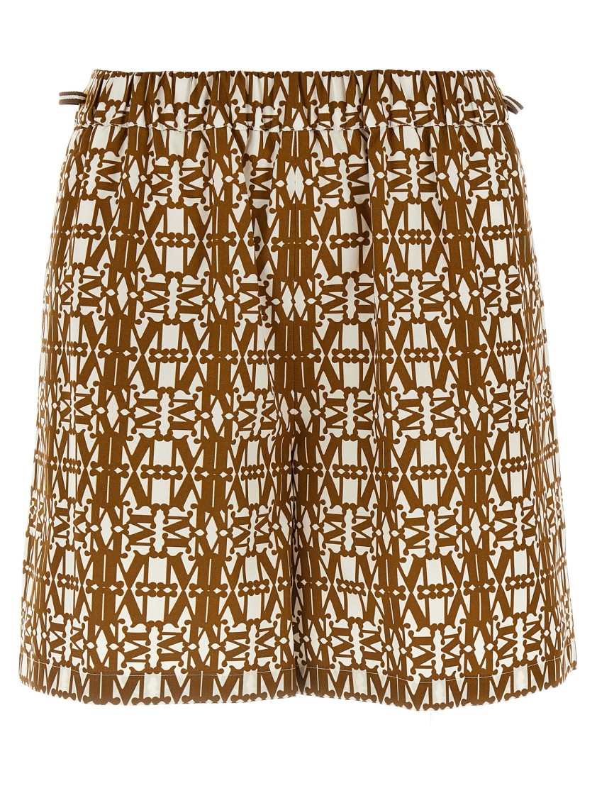 Max Mara 'taiga' Shorts In Brown