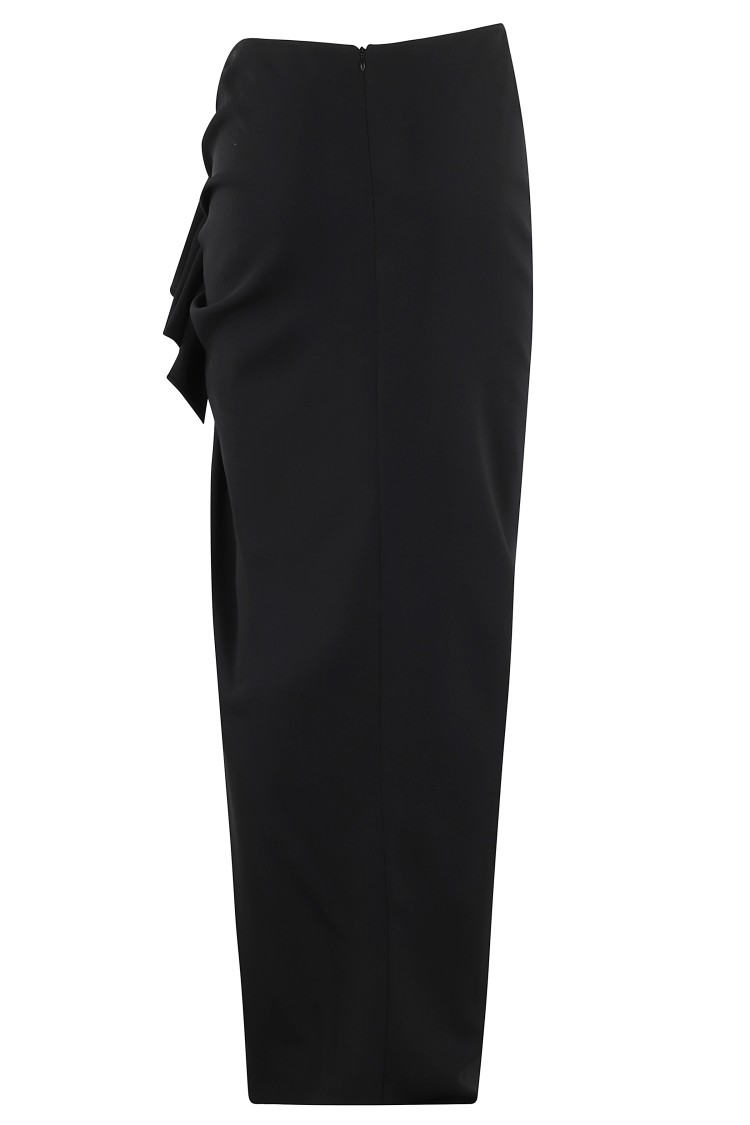 Christopher Esber Ruched Cadence Split In Black