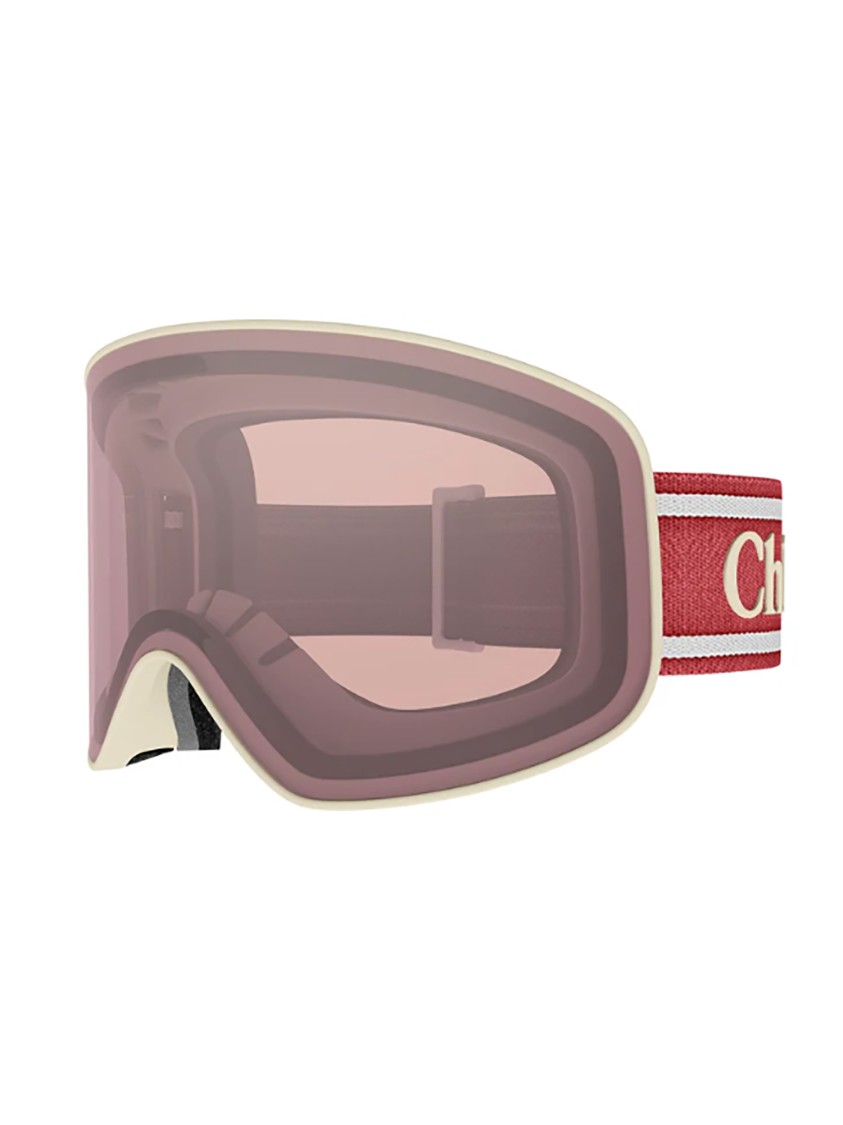 Chloé Rounded Frame Sunglasses With Wide Lenses And Durable Finish In Pink