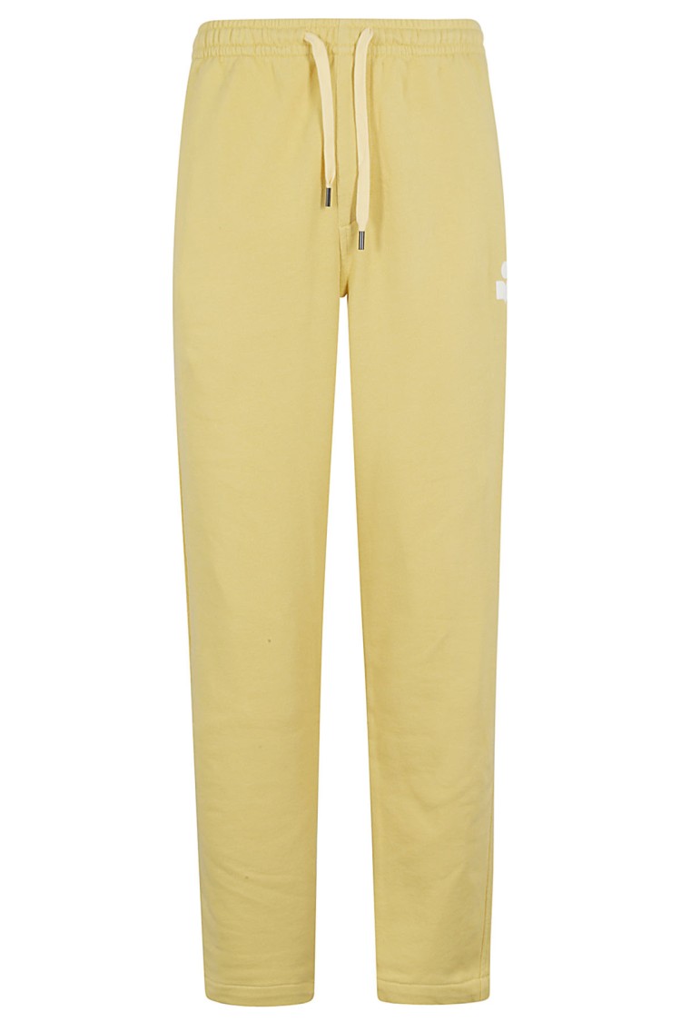 Isabel Marant Mailesco Straight Sweatpants In Yellow