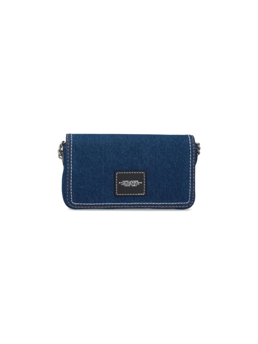 Marc Jacobs The Denim Chain Dark Wash Mini Cross-body Bag