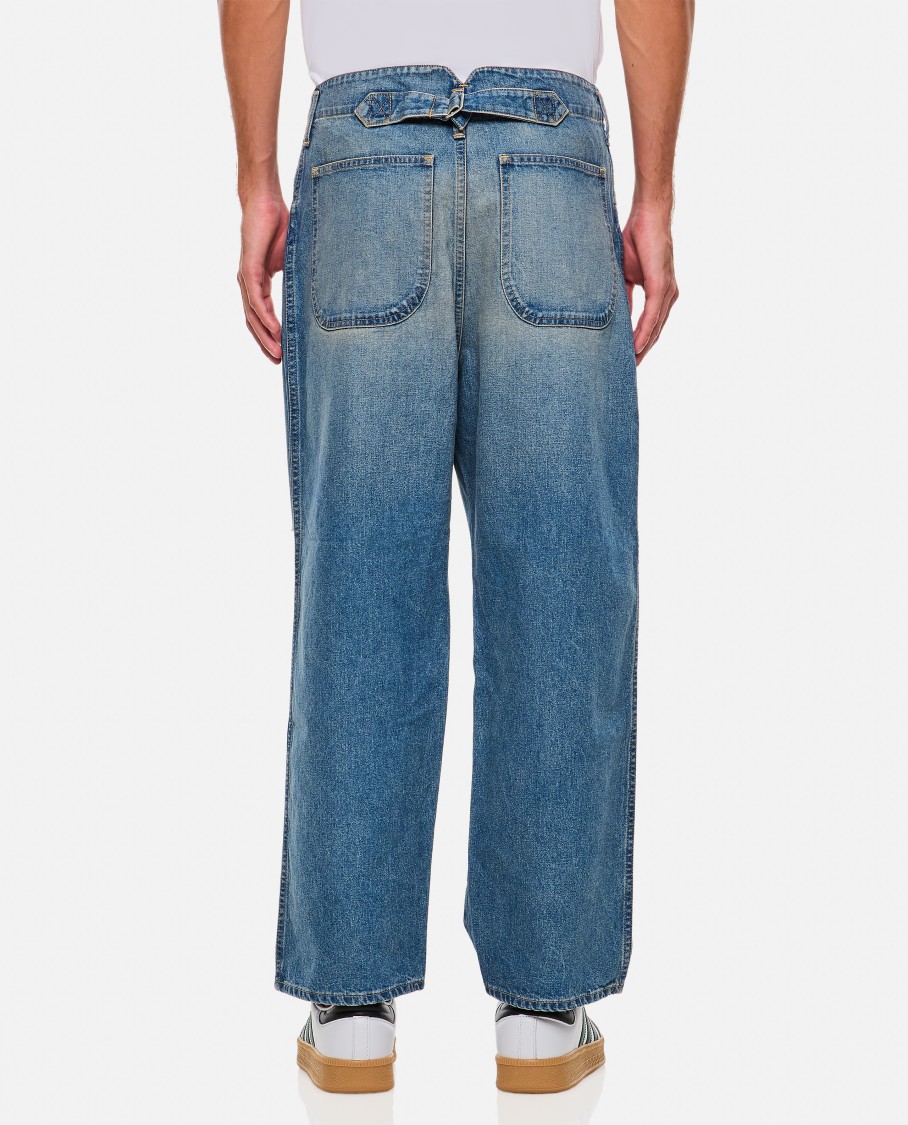 Junya Watanabe Regular Denim Jeans In Blue