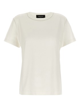 Tシャツ・カットソー FABIANA FILIPPI 'Filo Diamante' T-shirt White Fabiana Filippi 'Filo Diamante' T-Shirt | ShopSimon