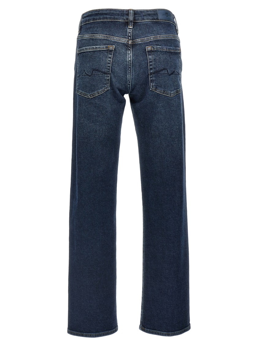 7 For All Mankind Blue Calie Jeans In Blue