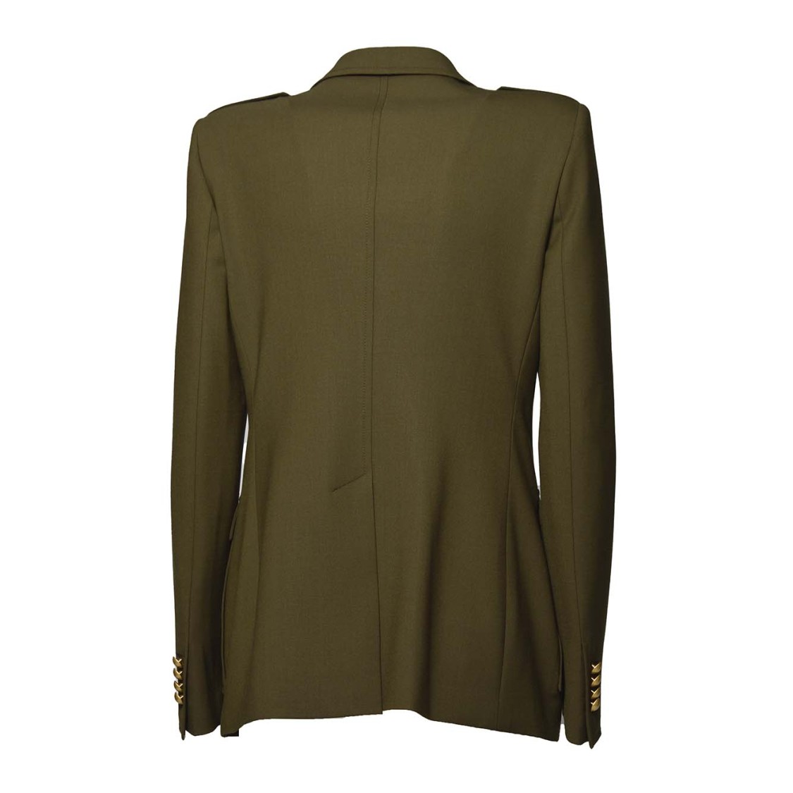 Tagliatore Heather Jacket In Military Green Wool Twill