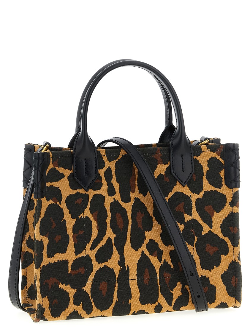 Balmain Small 'b-army' Shopping Bag In Brown