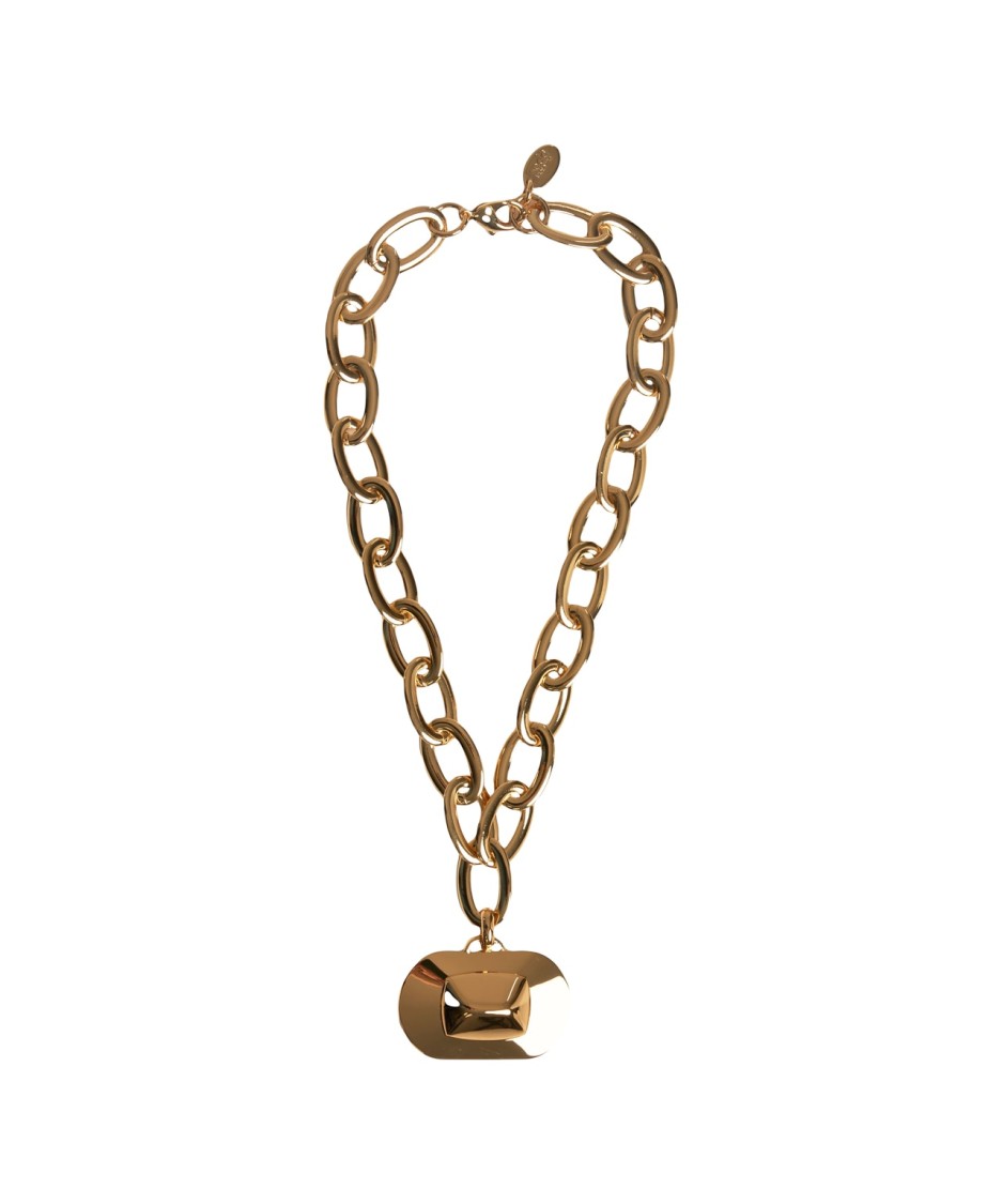 RADÀ RADÀ BEIGE CHOKER WITH INTRICATE CHAIN