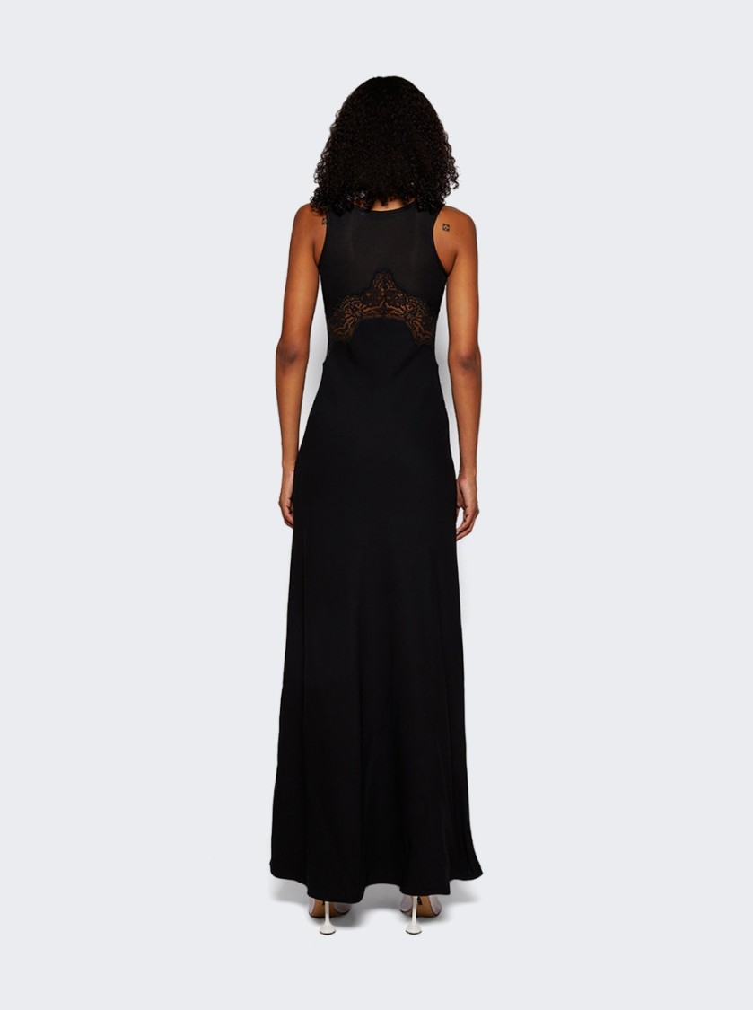 Christopher Esber Verna Lace-trimmed Maxi Dress In Black