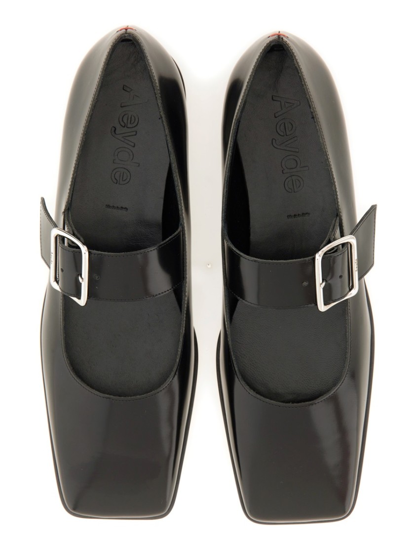 Aeyde Sunny Polido Dancer Lamb Leather Flats