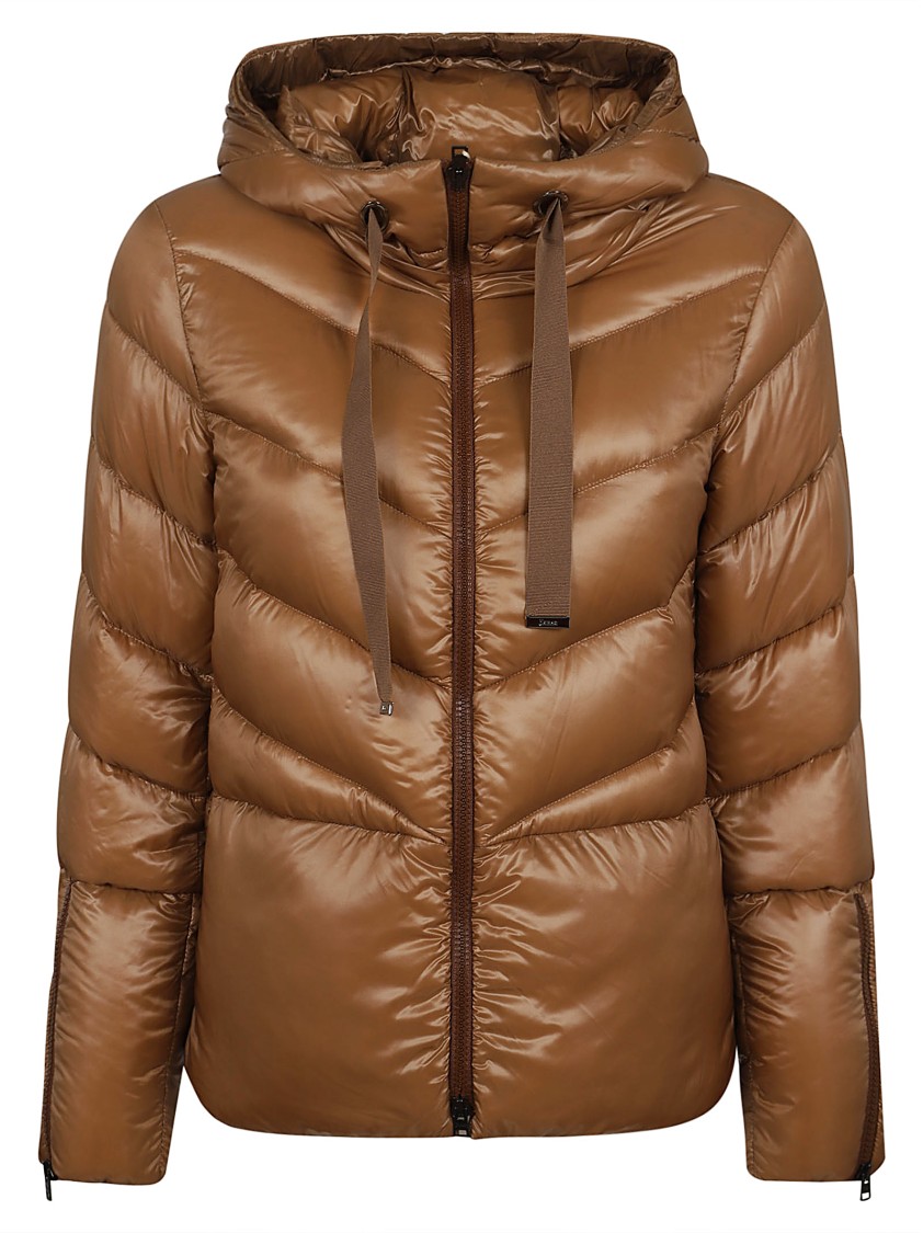 Herno Padded Jacket In Brown