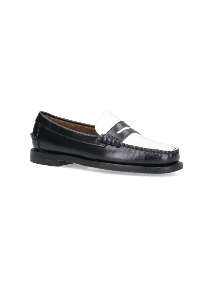 Sebago Classic Dan Loafer Black/white
