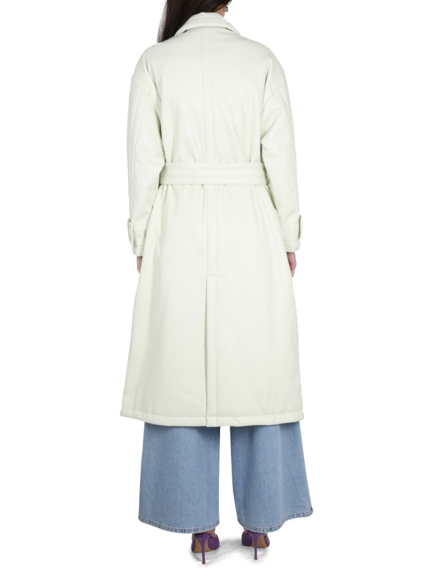 Stand Studio Emily Trench Coat In Green