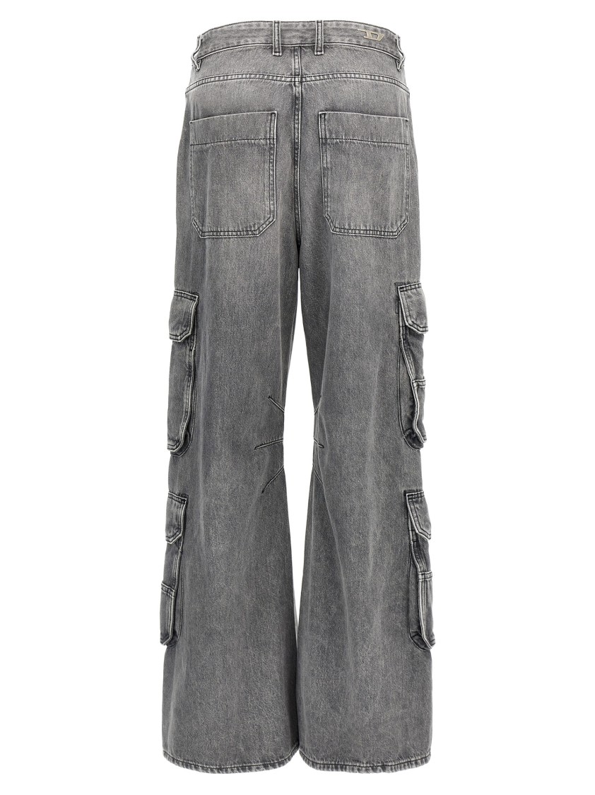 Diesel Jeans 1996 D Sire Grey Washed In Gray