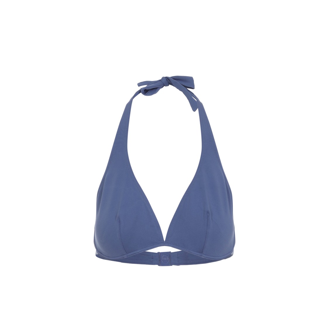 Eres V-neck Halter Neck Bikini Top In Blue