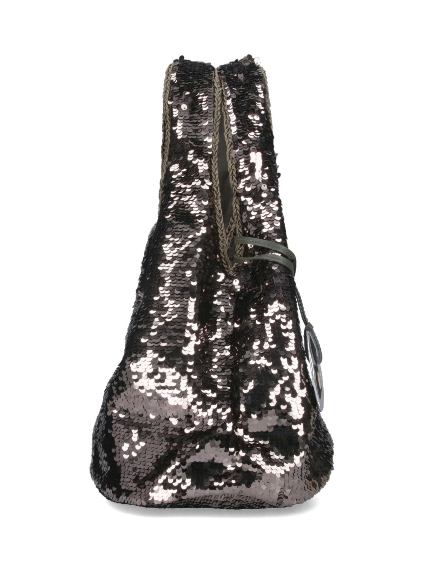 Jw Anderson J. W. Anderson Mini Sequin Bag – Brown In Brown