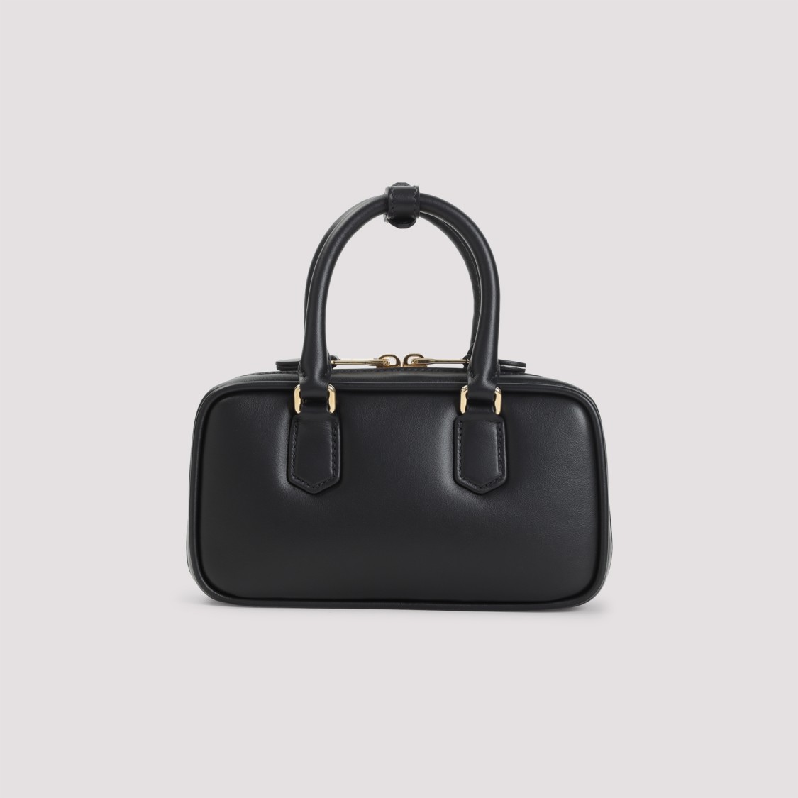 Miu Miu Arcadie Mini Black Calf Leather Shoulder Bag In Black