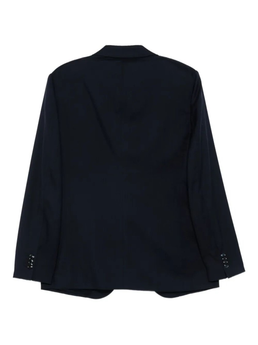 Giorgio Armani Tailored Notch Lapel Cashmere Blazer In Black