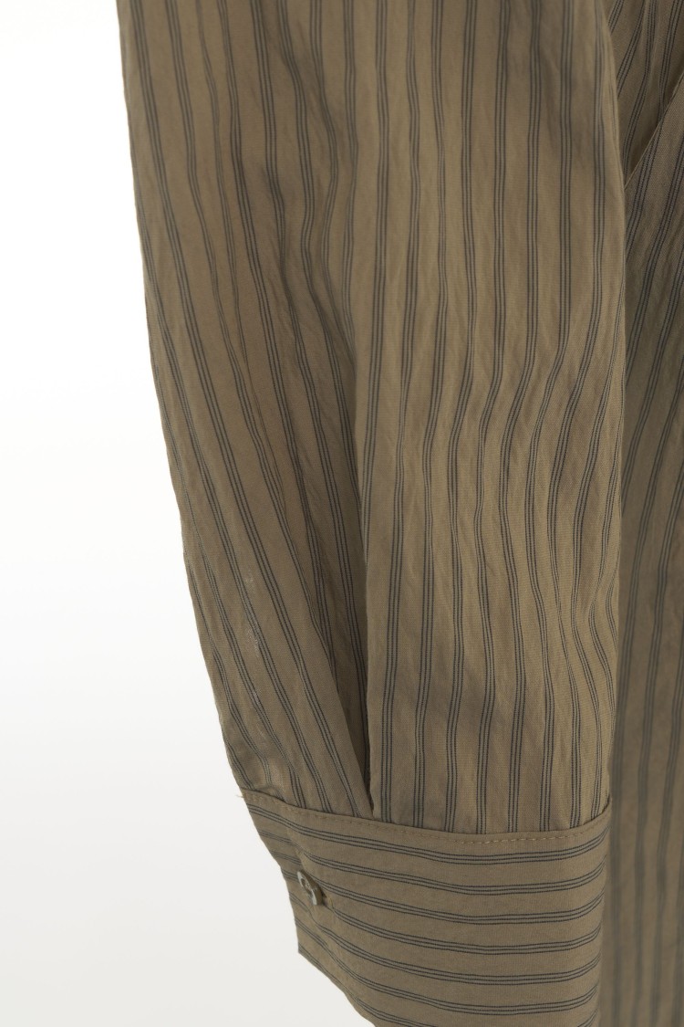 Liu •jo Liu Jo Striped Jumpsuit With Waist Belt In Neutrals