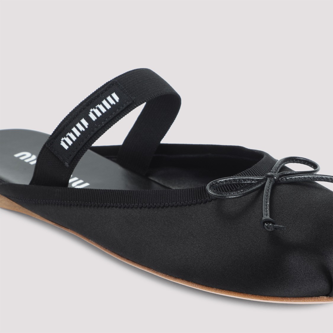 Miu Miu Black Viscose Mules