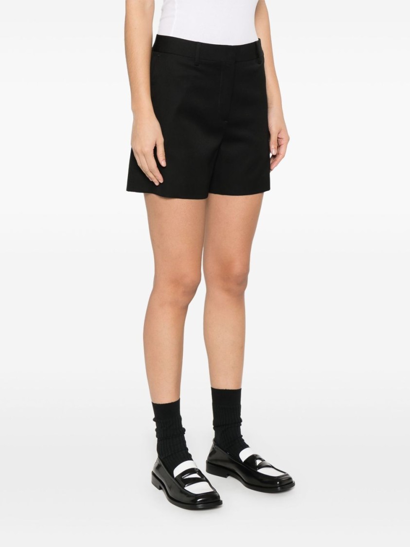 Off-white Tailored Black Shorts In Black