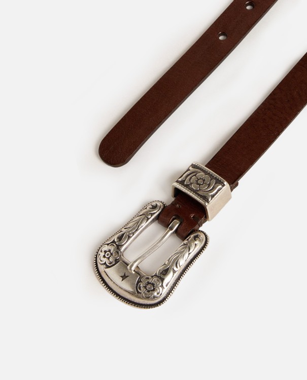 Golden Goose New Tex Leather Belt in Brown | THE LIST