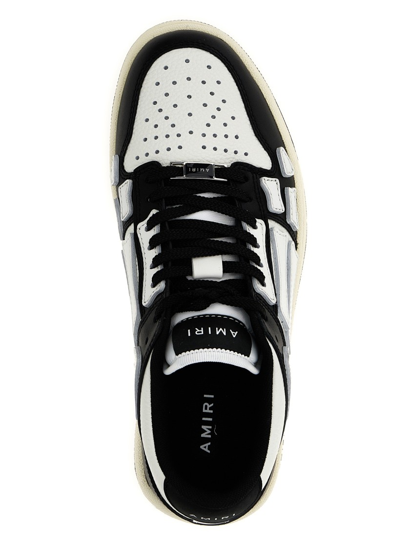Amiri 'skel Top Low' Sneakers In Black