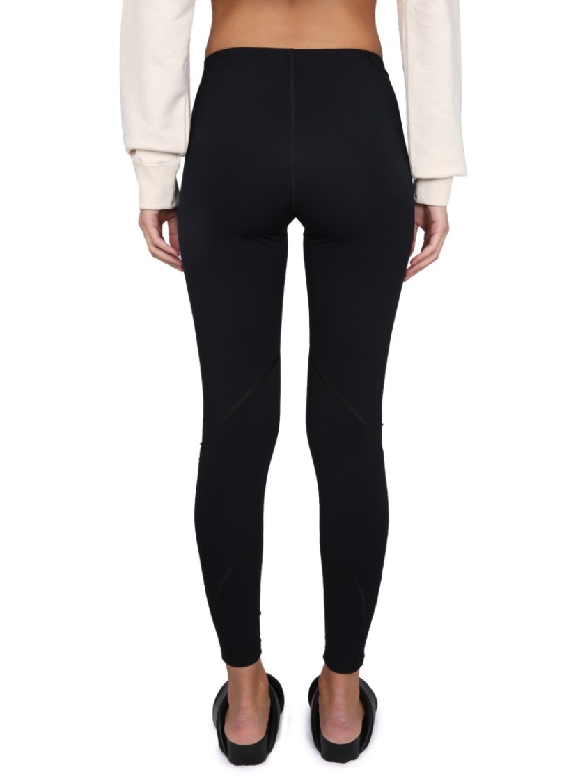 Shop Jil Sander Leggings With Logo In Black