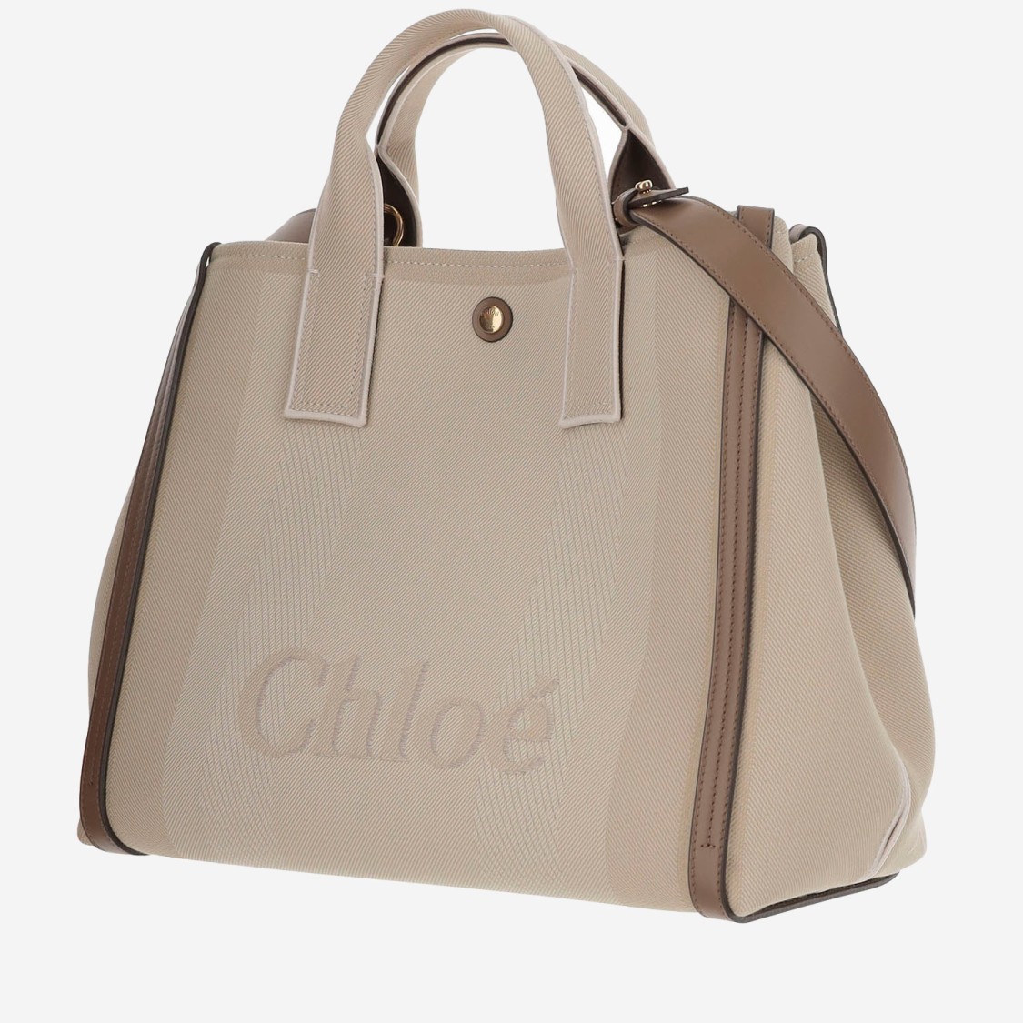 CHLOÉ CHLOÉ CARRY CANVAS TOTE BAG