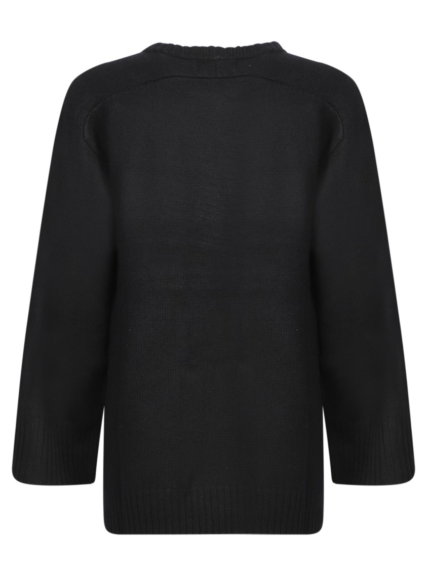 Shop Loulou Studio Black Cashmere Knitwear