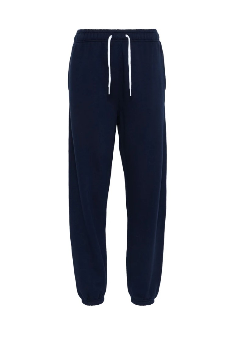 Polo Ralph Lauren Ankle-length Athletic Pants With Tapered Cuffs In Blue