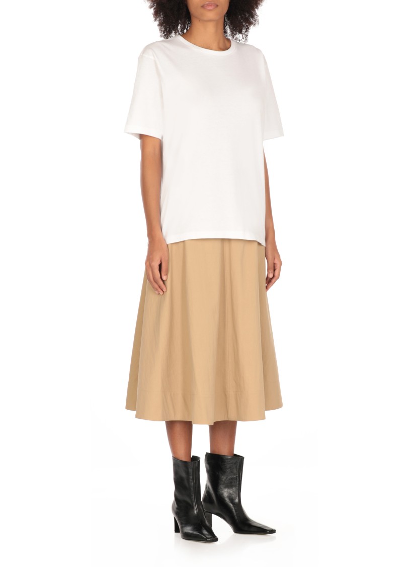 Shop Khaite White Mae T-shirt