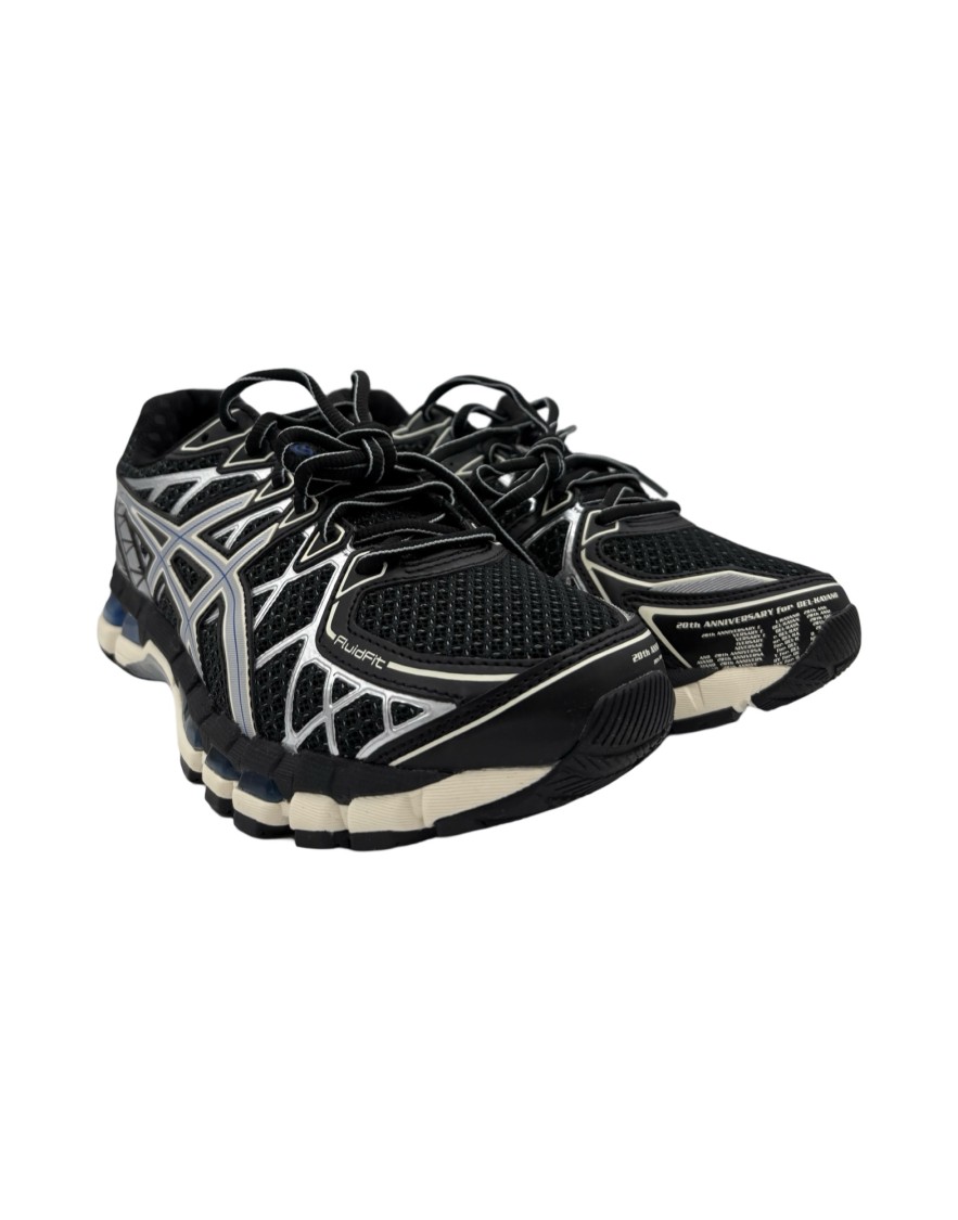 Asics Kayano 20 Black Sneakers In Black