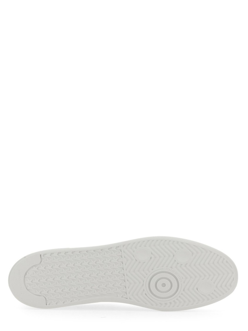Golden Goose Mens Silver Com Pure Star Bio Logo-print Faux-leather Low-top Trainers In White