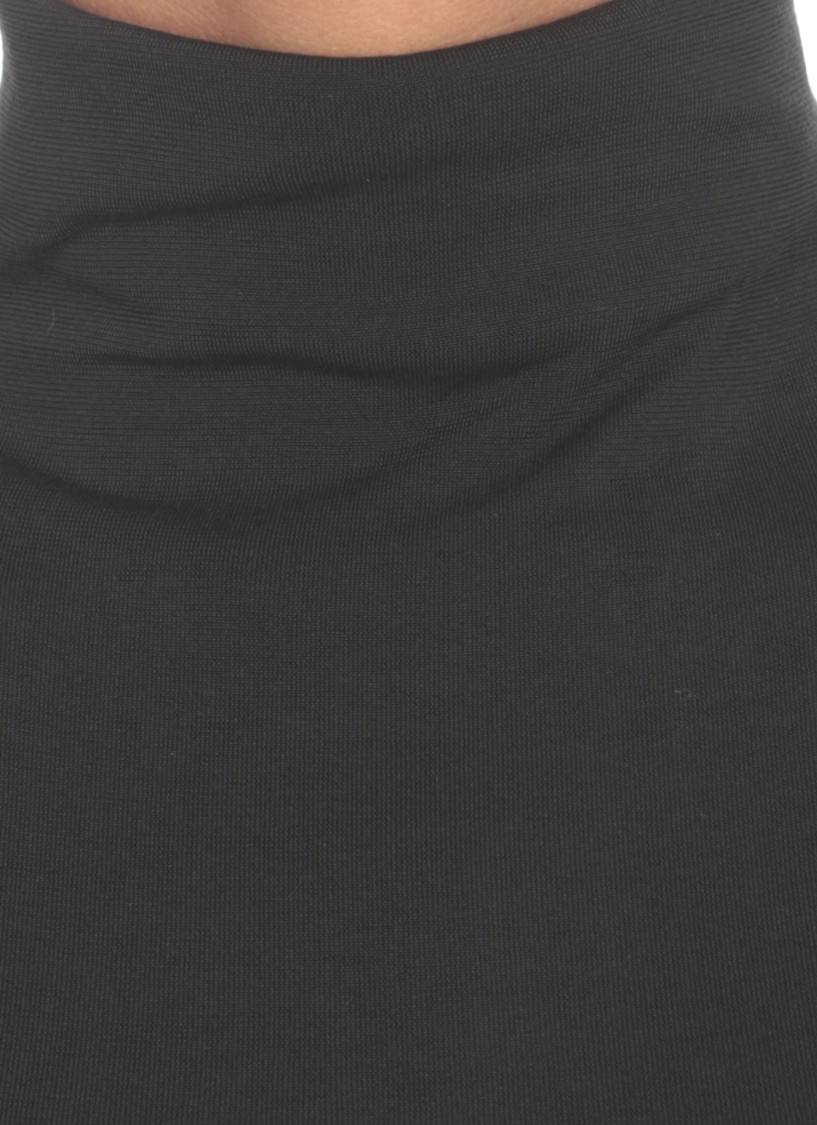 Wolford Seamless Fitted Turtleneck Long-sleeved Top In Black