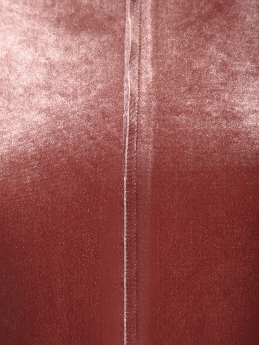 Blanca Vita Velvet Midi Dress In Burgundy