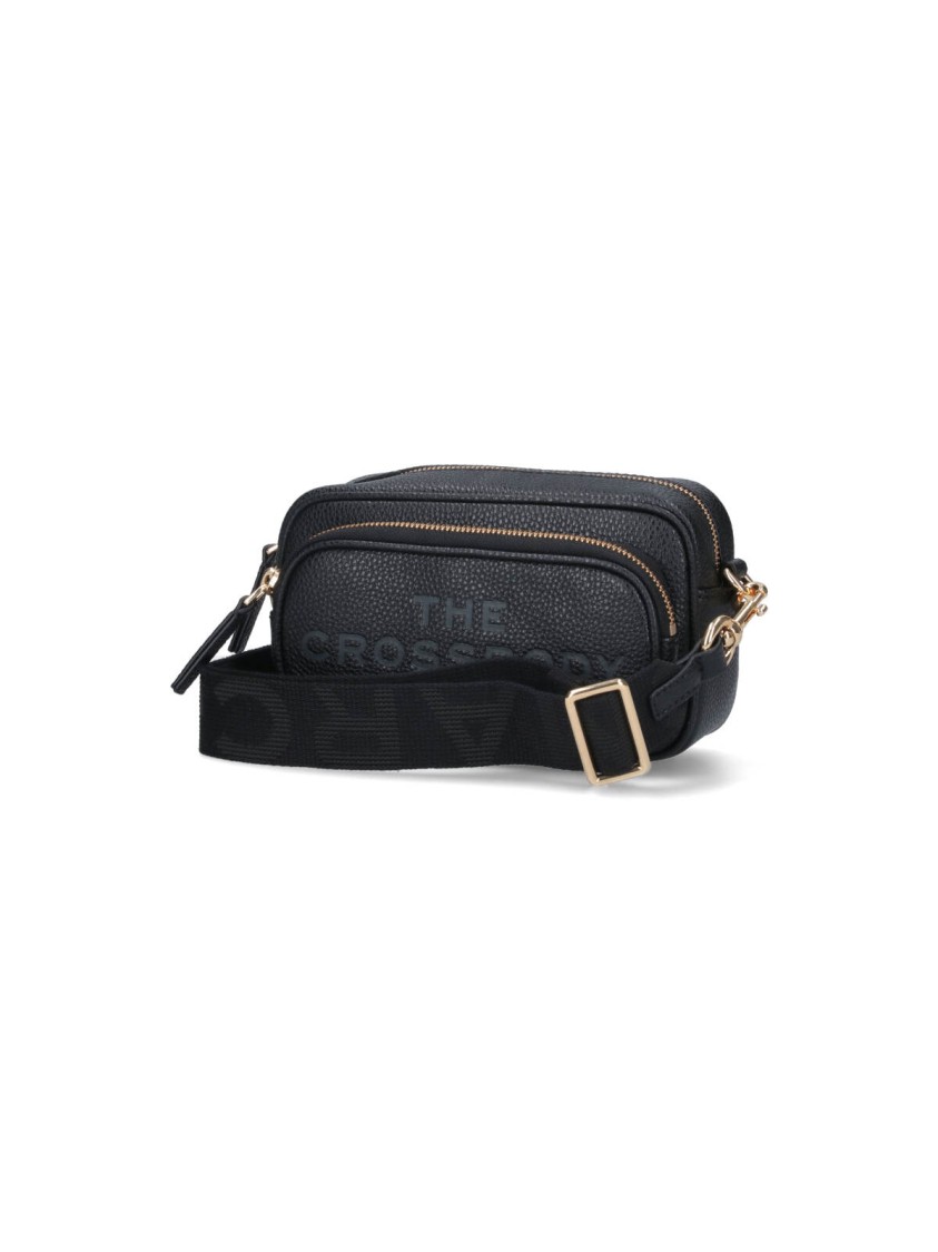 Marc Jacobs Leather Shoulder Bag In Black