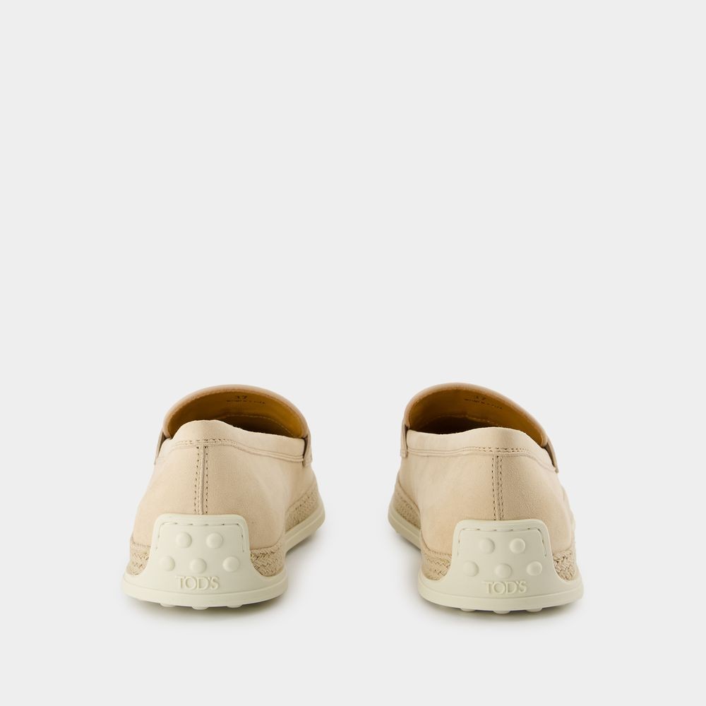 TOD'S TOD'S RAFIA LOAFER - RAFFIA - BEIGE