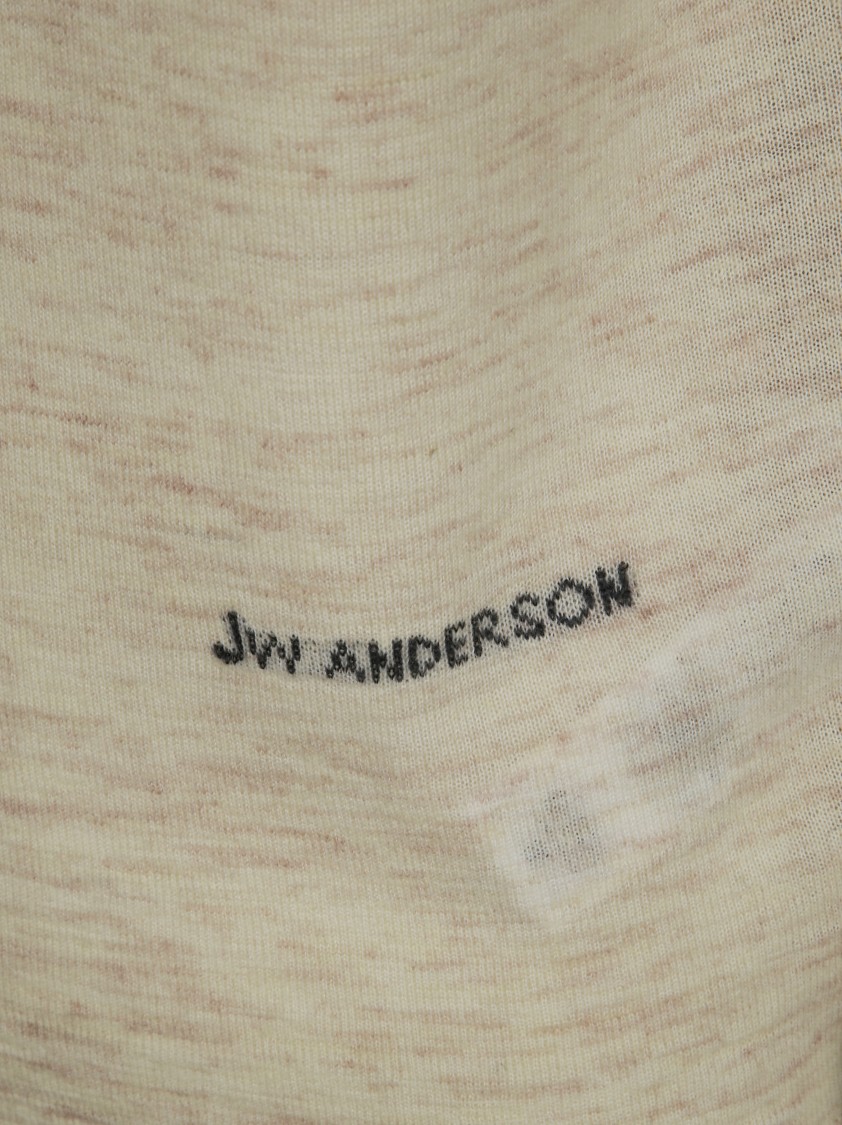 Jw Anderson J. W. Anderson Fitted Neutrals Turtleneck Jumper In Gray