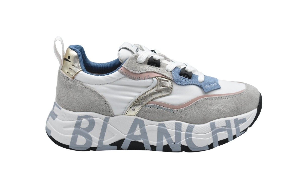 VOILE BLANCHE VOILE BLANCHE LACED SNEAKERS WITH CHUNKY SOLE