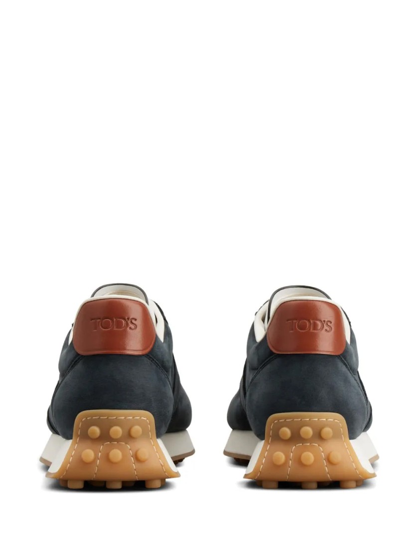 Tod's Gommino Leather Sneakers In Black